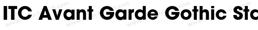 ITC Avant Garde Gothic Std Bold字体转换